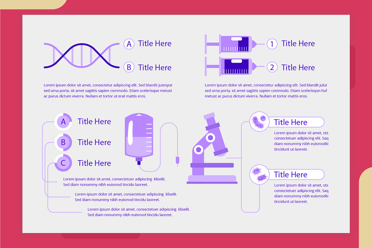 Medical Infographic Template, a Templates & Theme by Bartama Graphic (Photo 4 of 4)