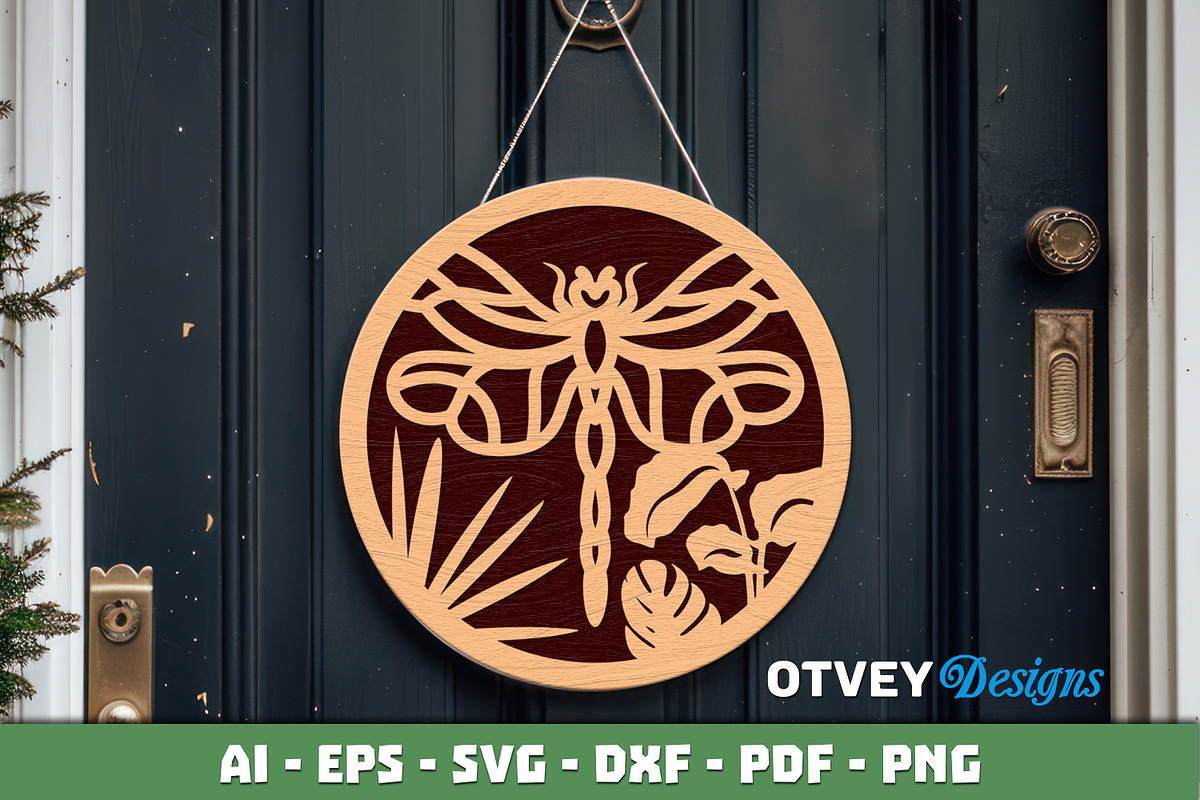 Dragon Fly Ornament wall Decor, an Object Graphic by OTVEY DESIGN (Photo 5 of 13)