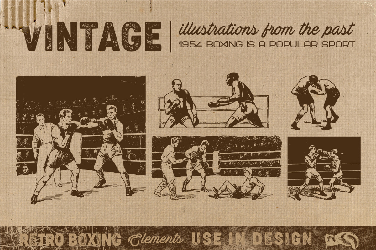 Retro boxing, an Illustration by Retro Machine (Photo 2 of 7)
