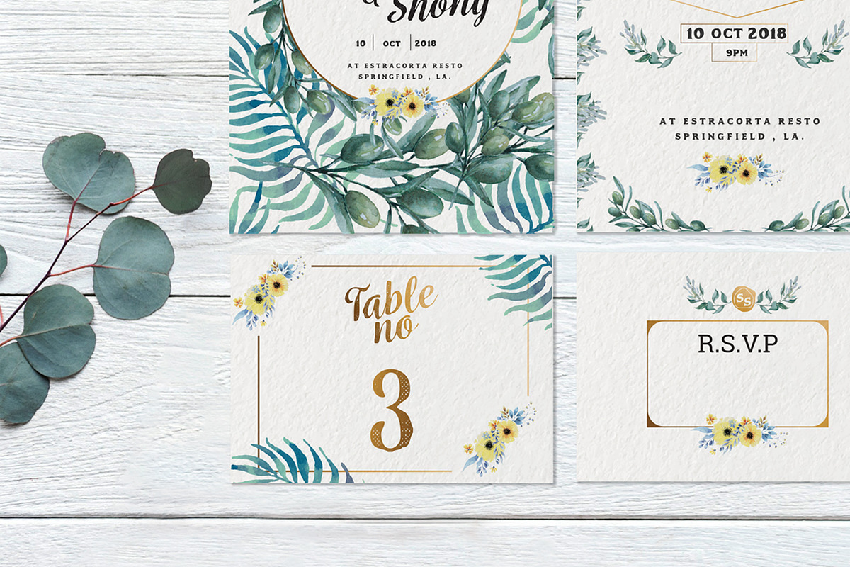 Spring Break Wedding Suite, an Invitation Template by ulndsgn (Photo 4 of 8)