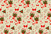 Christmas Socks Seamless Pattern, a Texture Illustration by JYa_Design (Thumbnail 1 of 3)