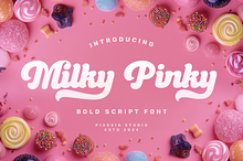 Milky Pinky - Bold Script Font