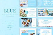 Blue | Facebook post templates pack, a Social Media Template by Nassiie (Thumbnail 1 of 5)