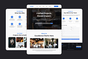 Voraza - Portfolio Website Template, an UI Kit Template by Kmg Design (Thumbnail 2 of 2)