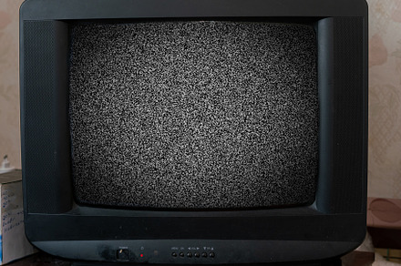 the old vintage tv with noise textur, a Background Photo by Mikee's stuff