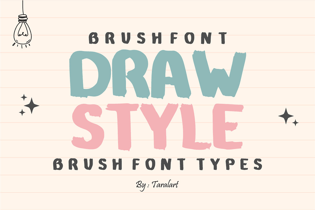 Sunday Writing - Brush Display Font, a Sans Serif Font by KiddoGlyphs Studio (Photo 3 of 4)