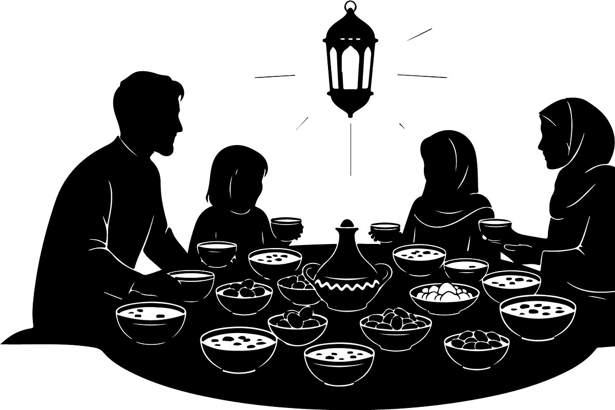 50 Ramadan Iftar Silhouette Bundle, an Illustration by Gfx_Store (Photo 28 of 49)
