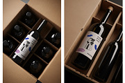 Wine Bottle Mockup, a Product Mockup by Aquarianz Studio (Thumbnail 3 of 4)