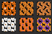 30 Halloween Black Cat Seamless Patt, a Pattern Graphic by protabsorkar11 (Thumbnail 2 of 4)