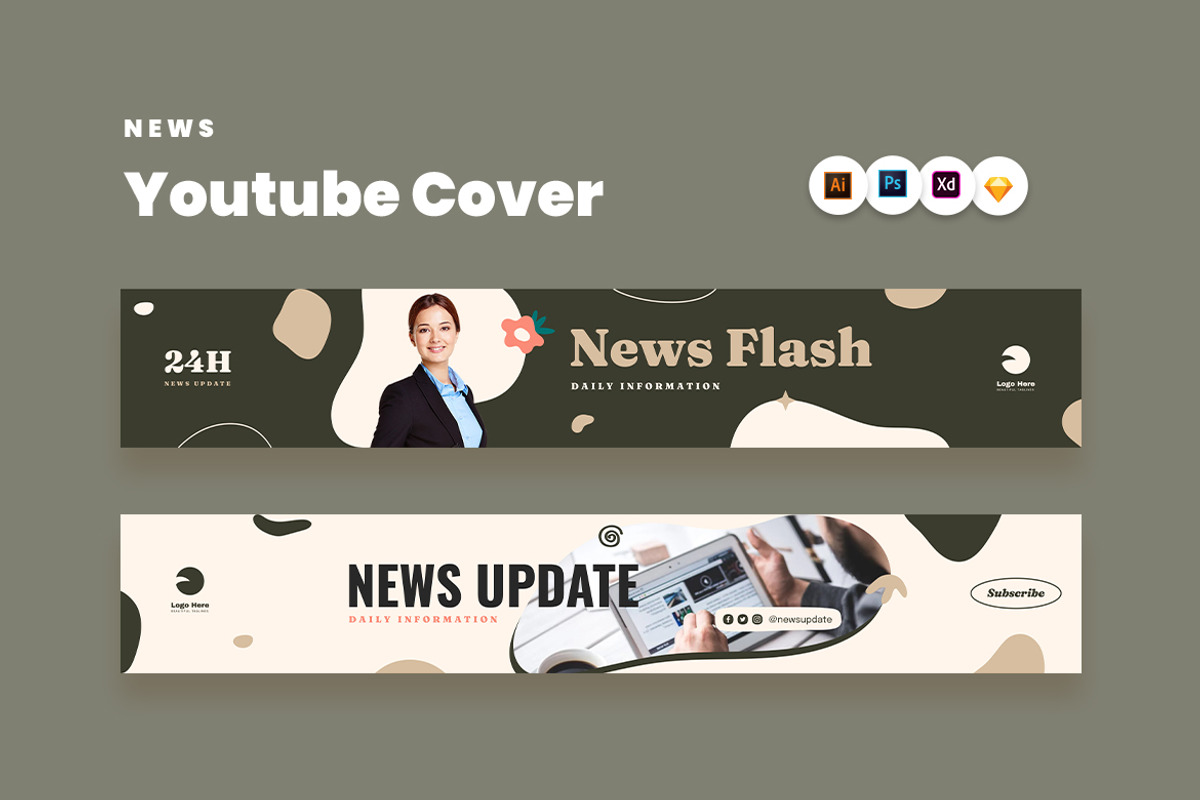 News Youtube Cover, a Social Media Template by Rahardi Creative (Photo 4 of 4)