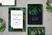 Tropical Wedding Invitation Suite, an Invitation Template by Vynetta (Thumbnail 1 of 5)