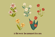 Snakes and Florals - Illustrations, an Animal Illustration by Satilluss (Thumbnail 4 of 7)