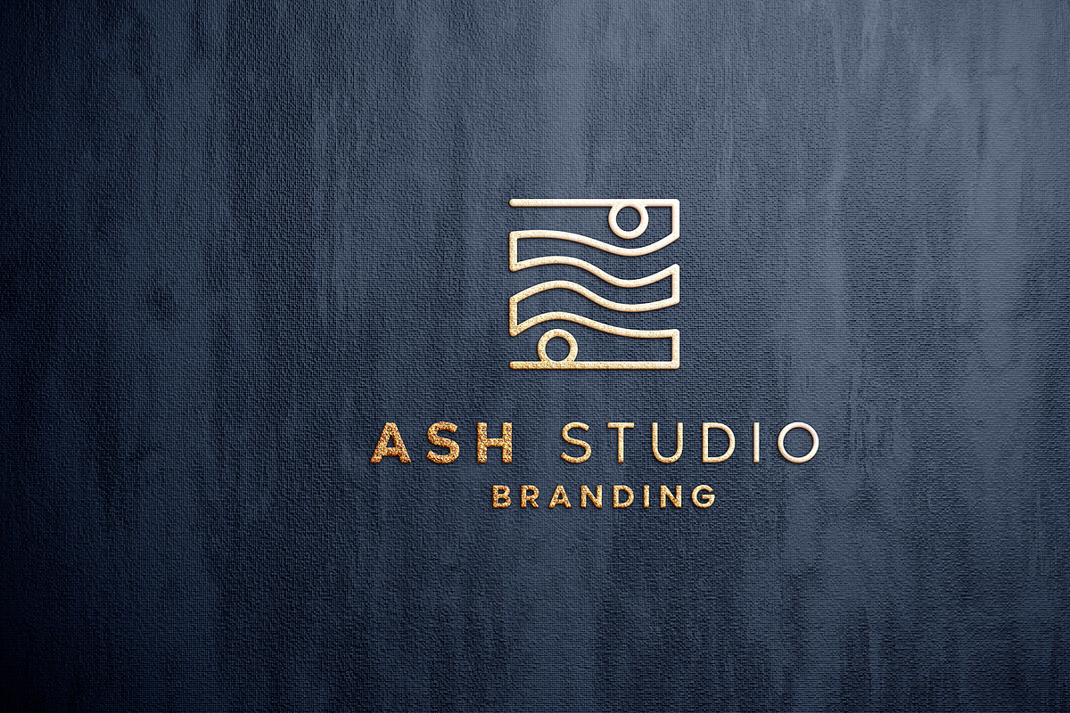Logo Mockup on Wall, a Product Mockup by imonedesign