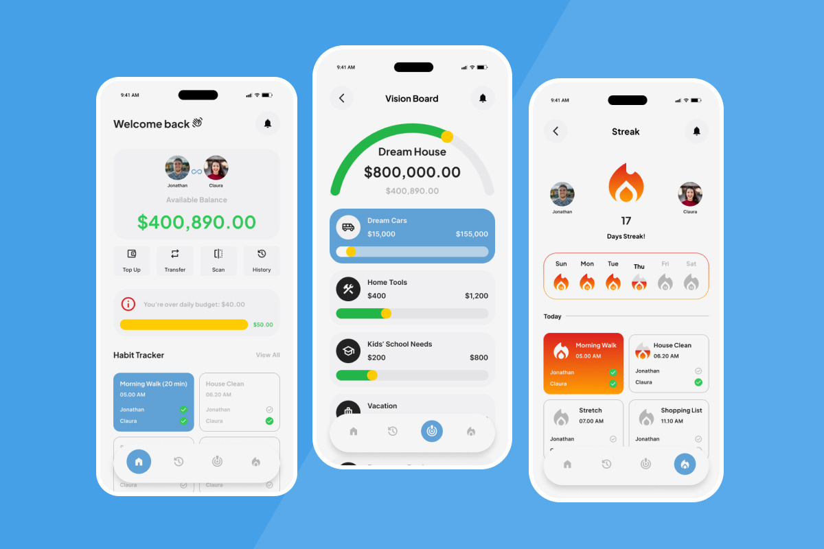 Savora - Shared Finance App, an App Template by productype1 (Photo 4 of 5)