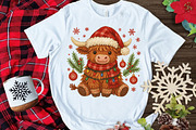 Retro Patchwork Crochet Highland Cow, an Icon by Canvas Craft (Thumbnail 5 of 5)