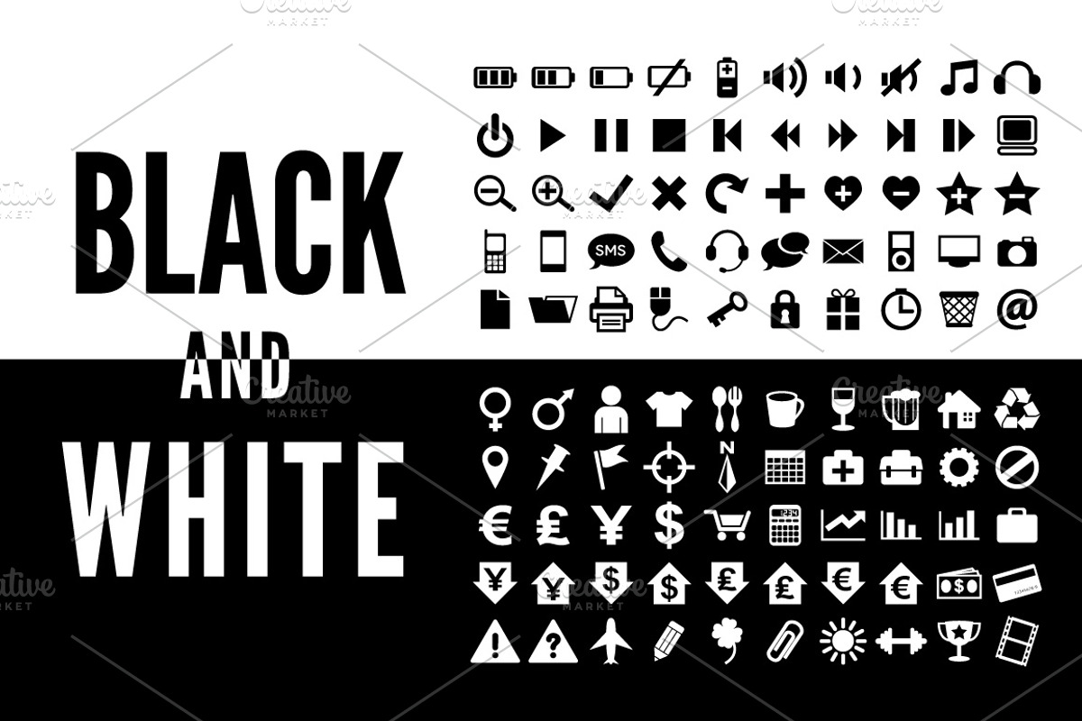 100 icons - pack preview 4