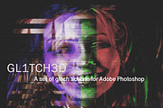 GLITCH SET OF PHOTOSHOP ACTIONS