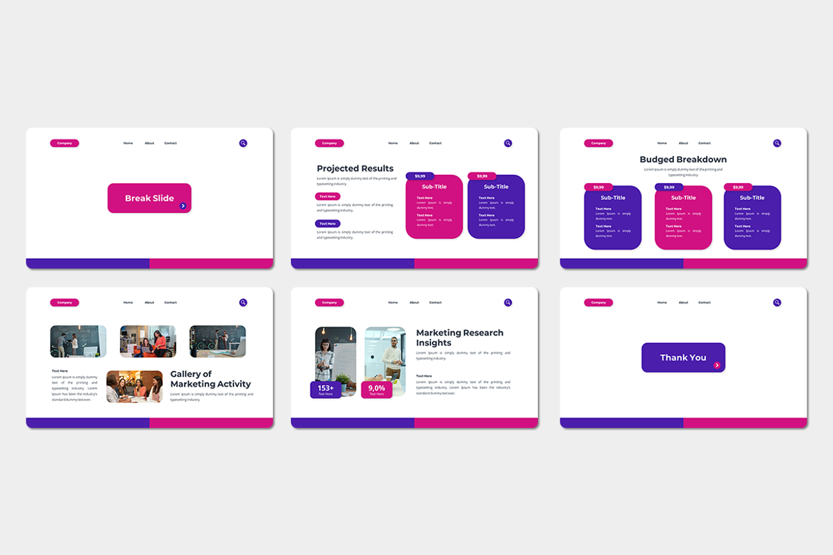 Strategic Marketing - Google Slides, a Design Template by QR Design Studio (Photo 3 of 3)