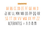 Skinnytoon - Cute Handwriting Font, a Script Font by dexsarharryfonts (Thumbnail 6 of 8)