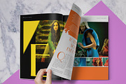 Stylish InDesign Magazine Template, a Magazine Template by temphall (Thumbnail 3 of 5)