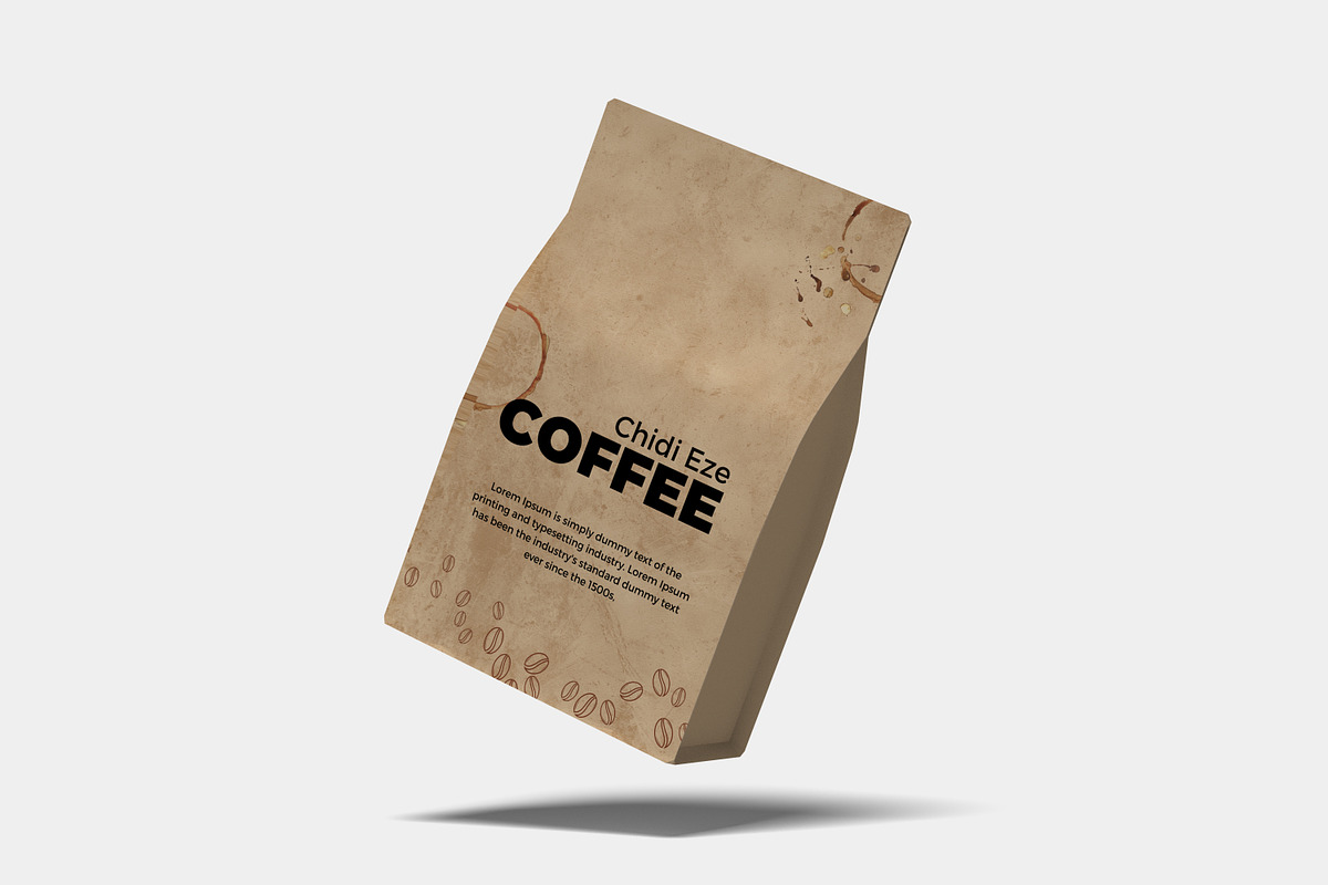 Coffee Pouch Mockup, a Merchandise Mockup by ulfatunnazira (Photo 5 of 6)