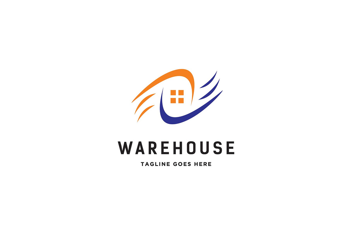 warehouse logo, a Branding & Logo Template by ZHR Creative