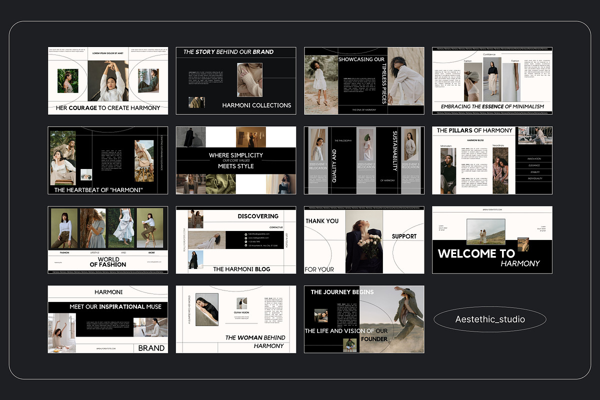 HARMONY - Fashion Canva Presentation, a Templates & Theme by AESTETHIC_STUDIO (Photo 9 of 9)