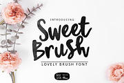 Sweet Brush Font, a Script Font by YandiDesigns (Thumbnail 1 of 4)