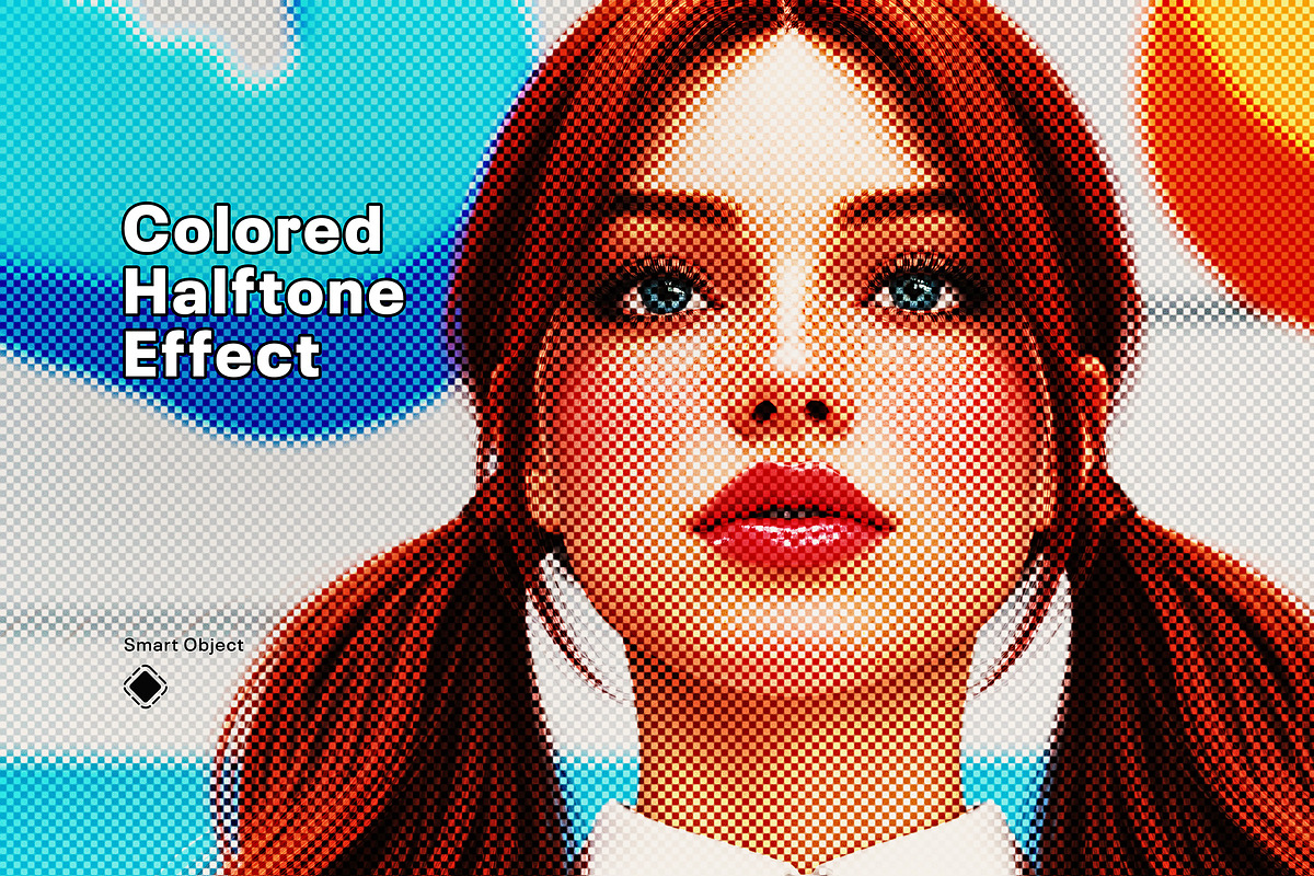 Colored Halftone Photo Effect, a Layer Style Add-On by graphypix (Photo 1 of 11)