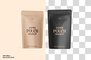 Kraft Paper Stand-Up Pouch Mockup, a Packaging Mockup by Ram Studio LLC (Thumbnail 11 of 14)