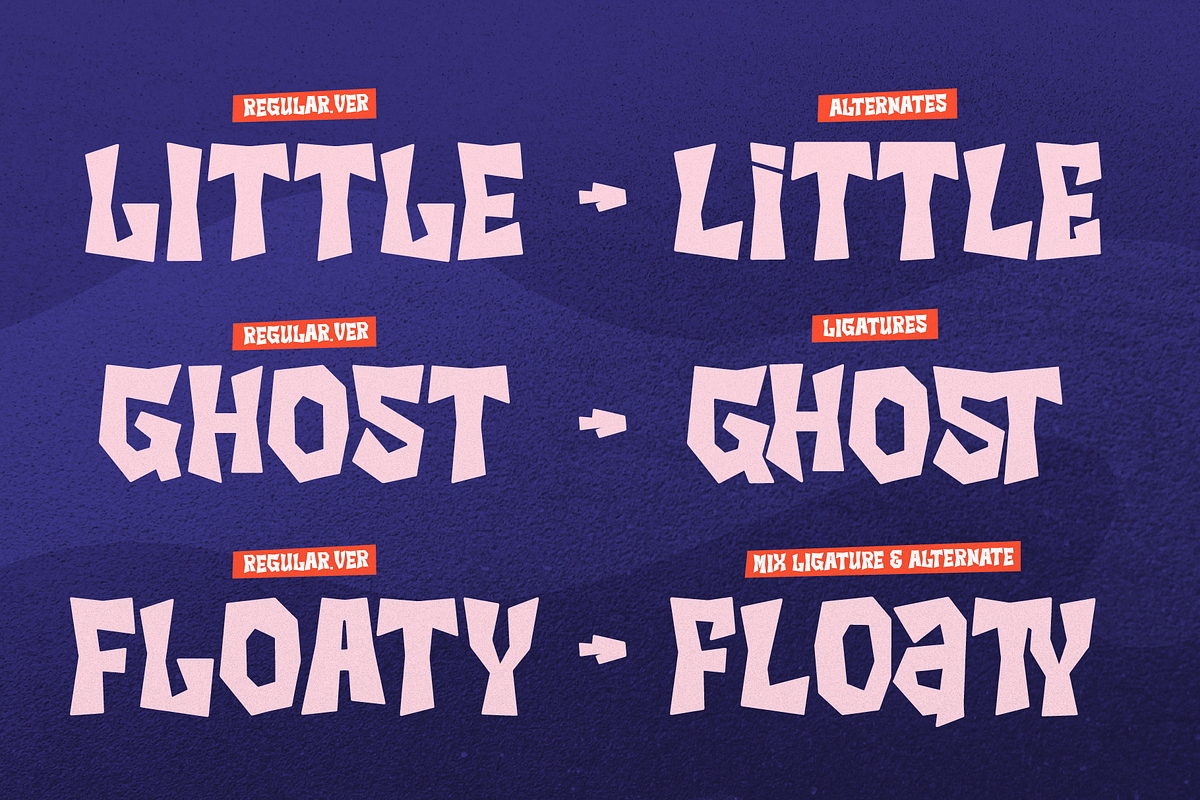 Please Scared Halloween Horror Font, a Blackletter Font by gracetype_studio (Photo 5 of 12)