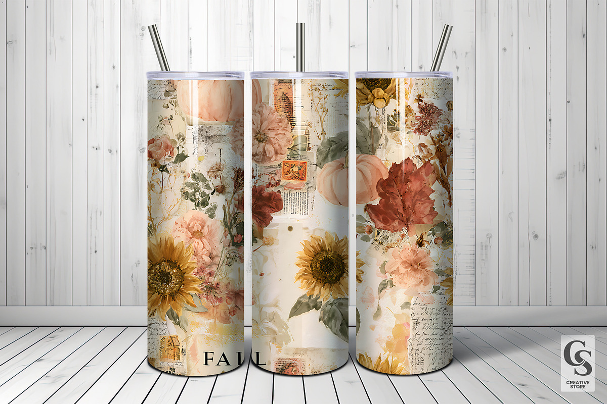 Romantic Autumn Junk Journal, a Pattern Graphic by Creative Store (Photo 5 of 5)