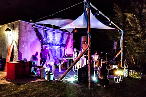 Outdoor bohemian night concert, a Person Photo by DanFLCreativo