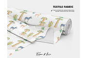 Safari Animals Savanna pattern, a Pattern Graphic by Milatoo (Thumbnail 4 of 4)