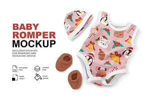 Baby Romper Mockup