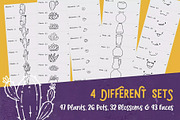 Procreate Plants & Pots Stamp Set, a Brush Add-On by PaperMoon (Thumbnail 2 of 10)