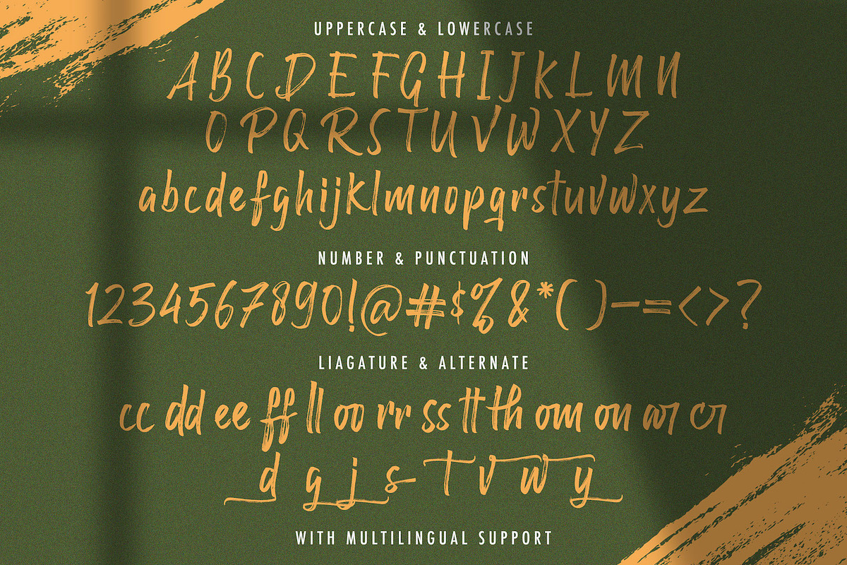 Raffles Bryant - Textured Brush Font, a Handwritten Font by StringLabs (Photo 11 of 12)