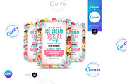 Ice Cream Social Flyer, a Flyer Template by Aam360 (Thumbnail 2 of 3)