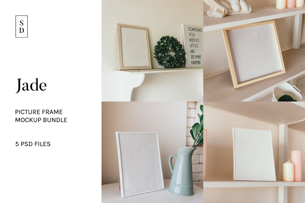 Frame Mockup Bundle - Jade, a Household Mockup by Saguaro Digital (Photo 1 of 9)