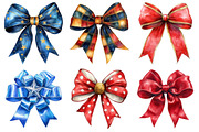 Christmas bow clipart, an Illustration by Daily.Designs (Thumbnail 5 of 5)