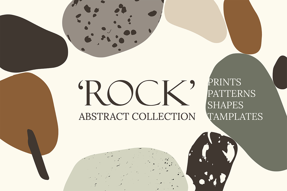 ROCK Abstract Collection, a Texture Illustration by Katerina Osa (Photo 1 of 9)