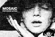 Mosaic Photo Photoshop Action, an Action Add-On by PSD Action (Thumbnail 3 of 7)
