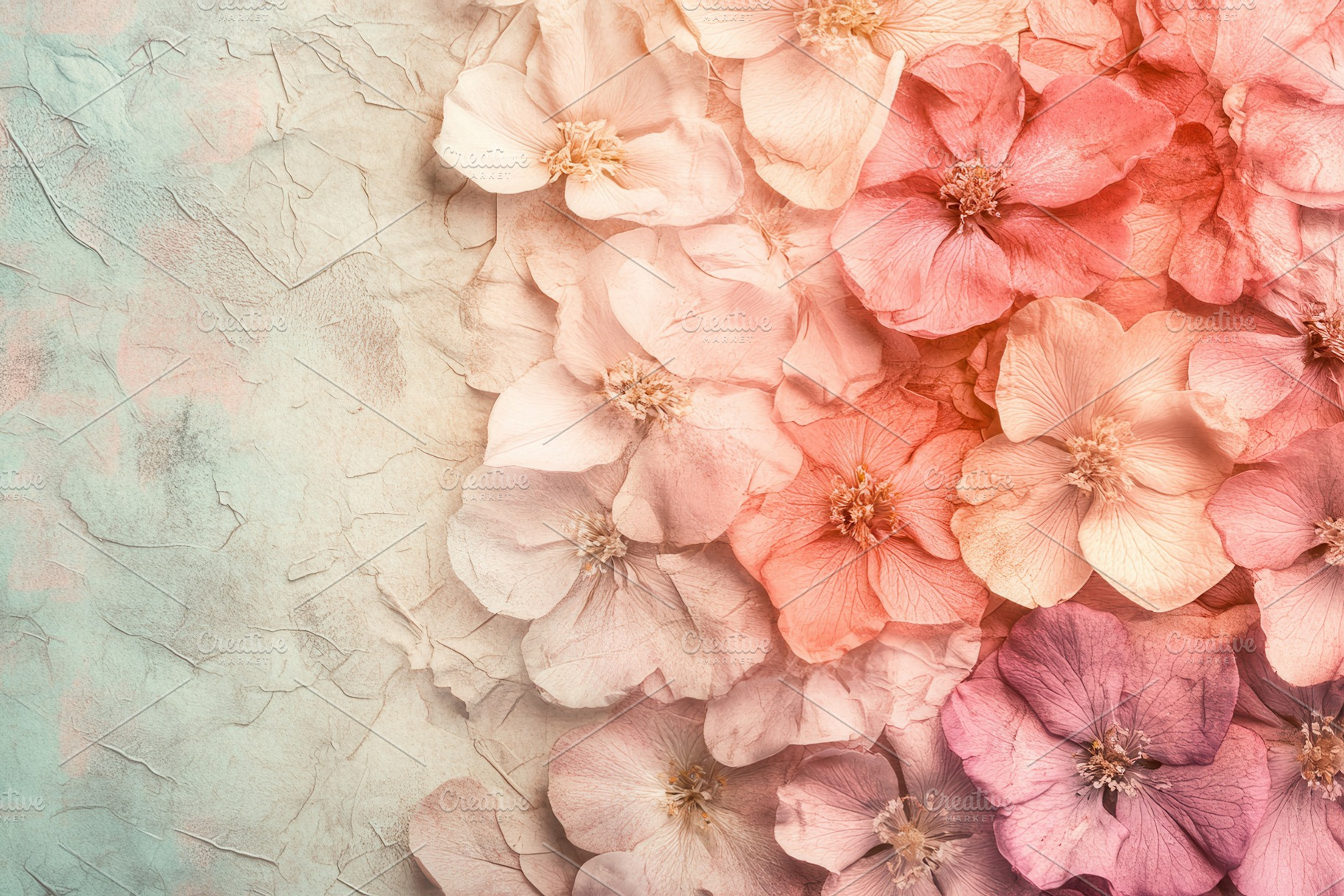 Vintage floral design with softness, a Photo by Pavel_design