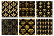 Art Deco Black & Gold Digital Paper, a Texture Graphic by Dream Creation (Thumbnail 5 of 6)