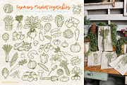 Farmers Market Clipart Naive Vector, a Food Illustration by SunnJaneArt (Thumbnail 4 of 18)