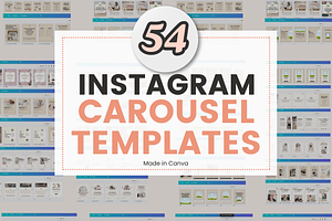 54 Instagram Carousel Templates