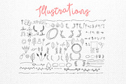Sallyh Alotah & Illustrations, a Script Font by MissinkLab Studio (Thumbnail 6 of 7)