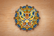 Dog 3D Mandala - SVG laser cut files, an Object Graphic by Arshad Ali (Thumbnail 6 of 8)