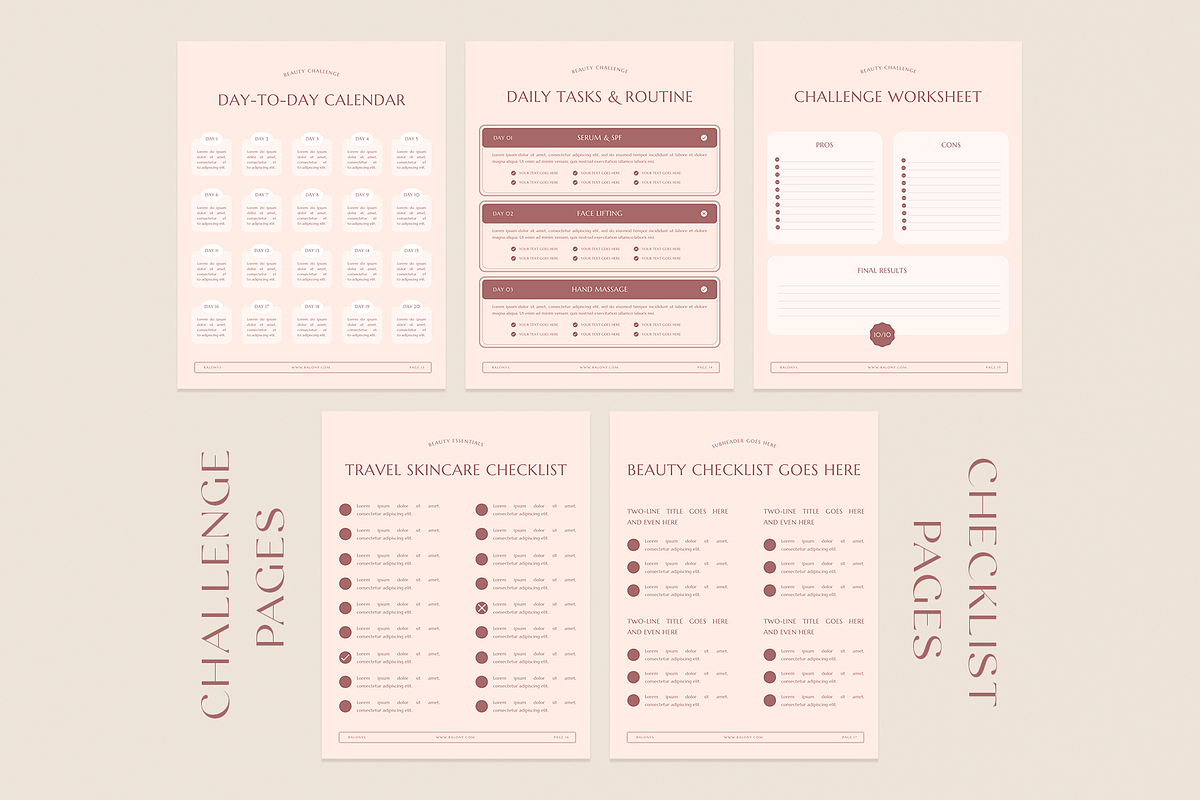 Beauty Lead Magnet | Canva, a Magazine Template by Ralony (Photo 8 of 10)