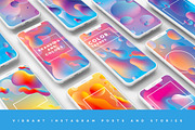 Vibrant Instagram Posts and Stories, a Texture Graphic by Polar Vectors (Thumbnail 12 of 14)